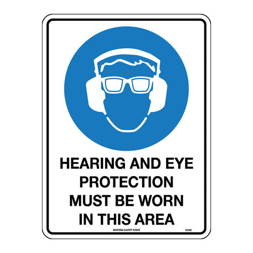 300x225mm - Hearing and Eye Protection