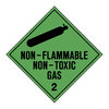 270x270mm - Metal - Non Flammable Non Toxic Gas 2, EA